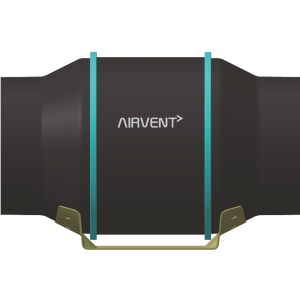 Airvent EC Inline Fan Variable Speed 150mm 50W