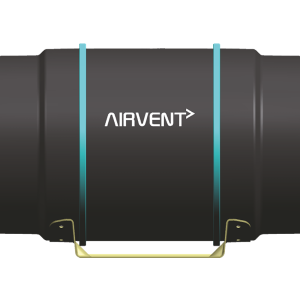 Airvent EC Motor Inline Fan Variable Speed 200mm PRO 70W