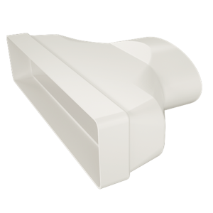 220x90 Rectangular to Oval 150mm